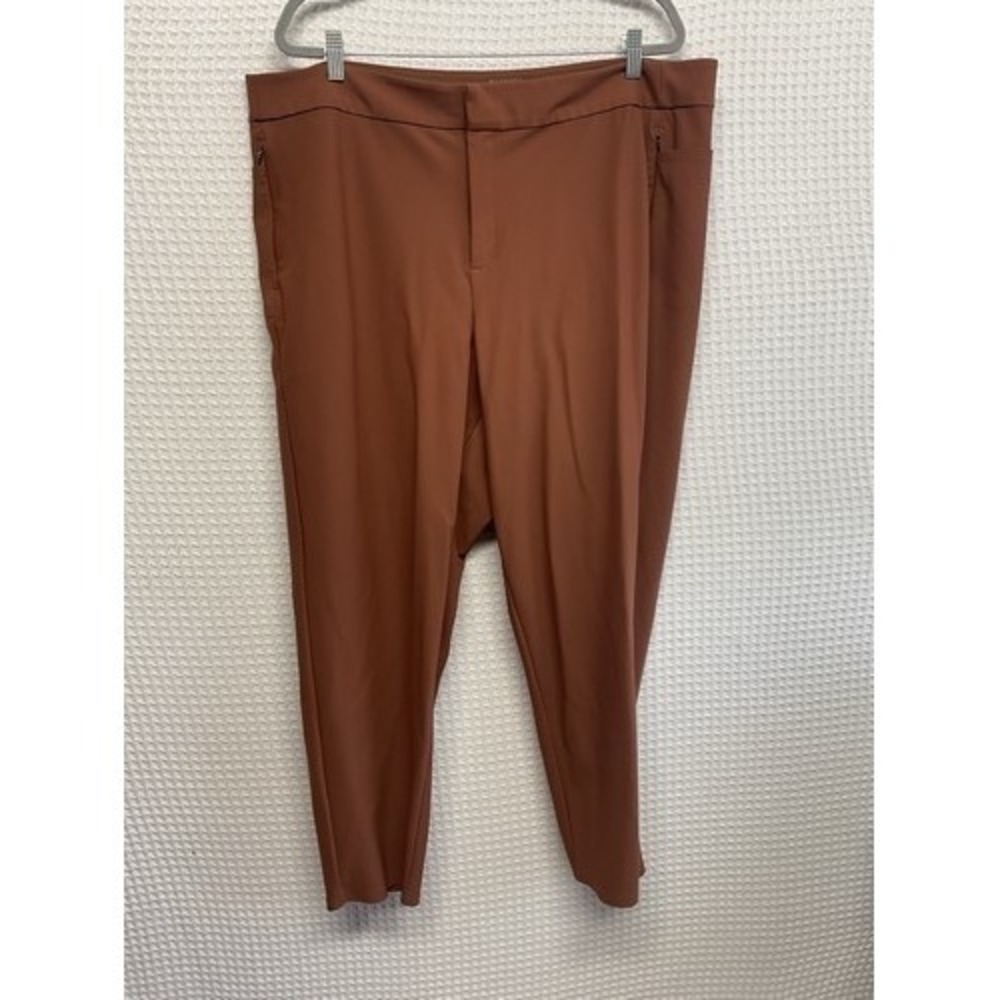 NWOT Athleta Stretch Zip Pockets Stellar Skinny Office Trouser Pants Women 22